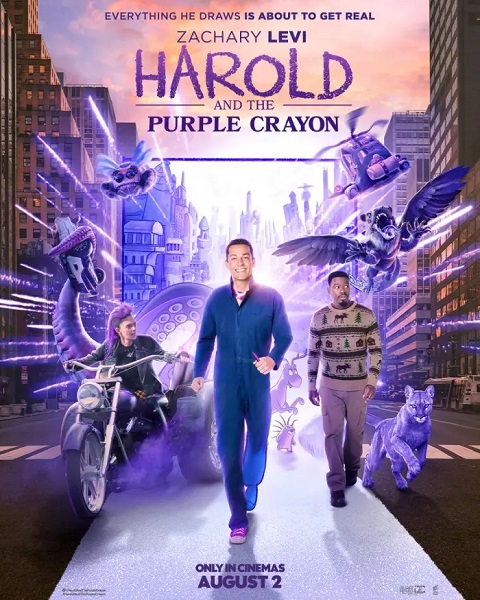Harold and the Purple Crayon (2024) แฮโรลด์กับสีเทียนมหัศจรรย์ พากย์ไทย